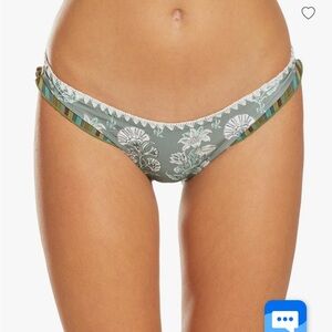 Tigerlily Margaux Havana Green/White Bikini Bottom